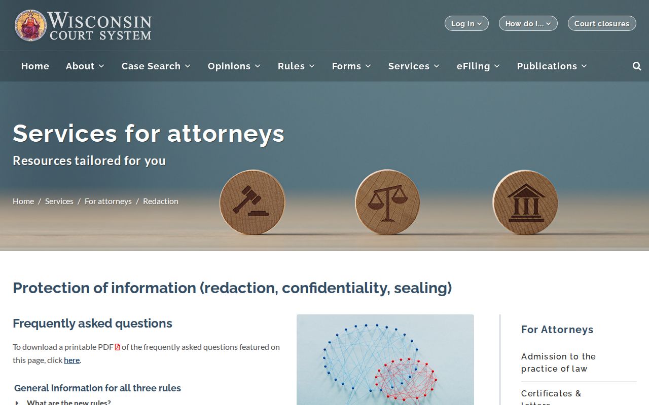 Wisconsin protected-data rules for Sauk County traffic court records